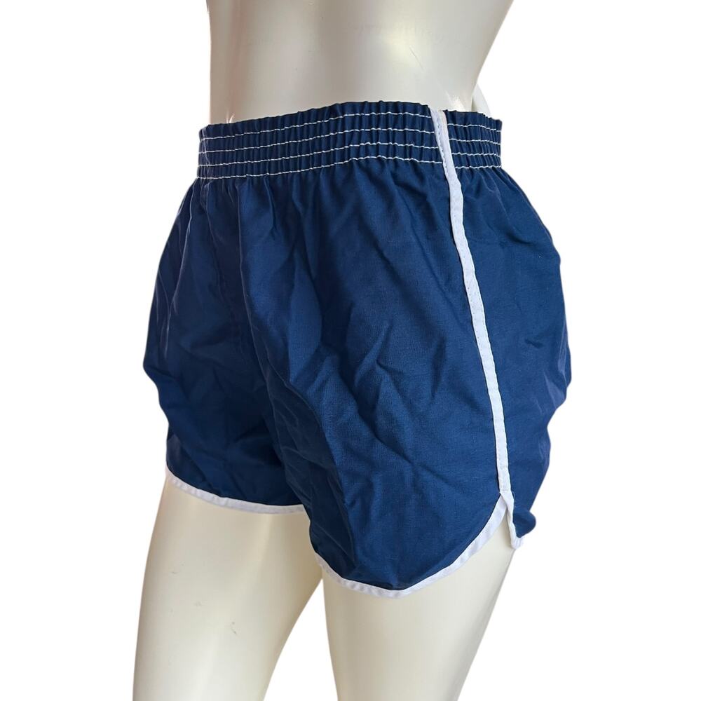 Vintage Mi Bag Navy Blue Athletic Running Shorts Size Medium